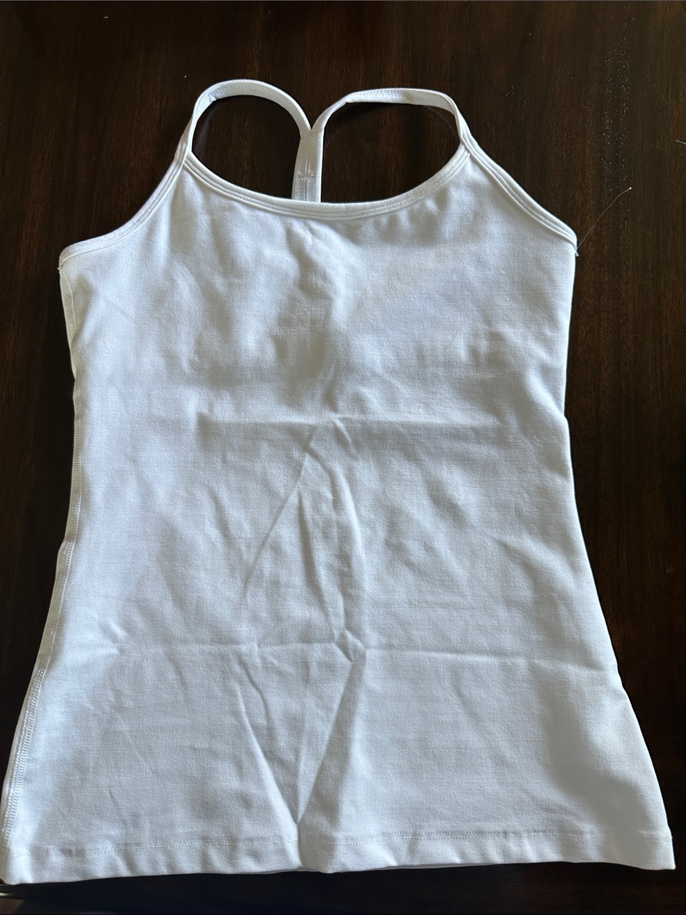 Beyond Yoga White Racerback Sports Bra Tank